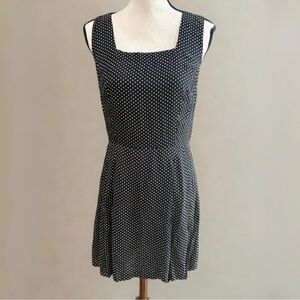 Vintage 90’s Polka Dot Black & White Mini Dress Laundry By Shelli Segal
